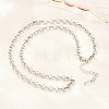 6MM 304 Stainless Steel Rolo Chain Necklaces for Men Women NJEW-H093-07C-P-1