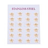 304 Stainless Steel Stud Earrings EJEW-Z012-05B-G-3