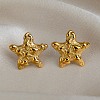 Women's 304 Stainless Steel Stud Earrings EJEW-P345-03G-1