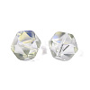 Electroplate Transparent Glass Beads EGLA-Q140-01-A06-2