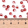 Baking Paint Electroplate Transparent Glass Seed Beads SEED-N006-07H-4