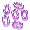 Imitation Jelly Acrylic Linking Rings OACR-S036-006A-F03-3