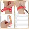 50Pcs 5 Colors PVC Disposable Wristbands BJEW-GF0001-42-3