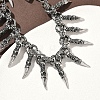 304 Stainless Steel Charm Bracelets BJEW-D385-02AS-2
