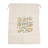 Cotton Cloth Bread Print Pouches ABAG-A012-01D-1