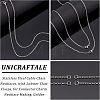 Unicraftale Half Finished 304 Stainless Steel Cable Chain Necklaces STAS-UN0038-66P-5