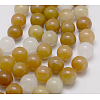 Natural Topaz Jade Beads Strands G-G150-4mm-1-2