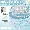 900Pcs 3 Colors Glass Bugle Beads SEED-TADJ0001-01-3
