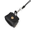 Mini PU Leather Headphone Bag Hanging Neck Pouches NJEW-G198-01B-2