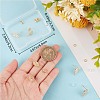 10Pcs Brass Stud Earring Findings DIY-CN0002-47-3