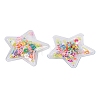 Quicksand Sequin PVC Plastic Cabochons PVC-L003-01A-2