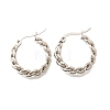 201 Stainless Steel Hoop Earrings EJEW-Q026-14P-B-2