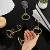 6Pcs Alloy Crystal Sphere Display Stands DJEW-DC0001-23G-3