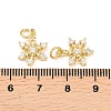 Brass Micro Pave Cubic Zirconia Pendants KK-B167-15G-3