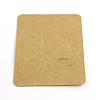 Rectangle Shape Cardboard Earring Display Cards X-CDIS-Q001-41-2