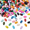 300Pcs Spray Painted Schima Wood Beads WOOD-TA0002-83B-3