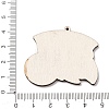 American Football Themed Printed Wooden Pendants WOOD-B012-02D-3