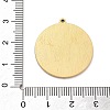 304 Stainless Steel Pendants STAS-Q002-04G-3