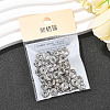 SHEGRACE Brass Micro Pave Clear Cubic Zirconia Spacer Beads XGRQ1U182-363P-6