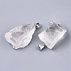 Raw Rough Natural Quartz Crystal Pendants X-G-N0326-52-2