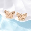 Brass Stud Earrings EJEW-D288-08G-4