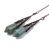 Natural Amazonite Pointed Dowsing Pendulum Big Pendants G-H285-06R-A31-2