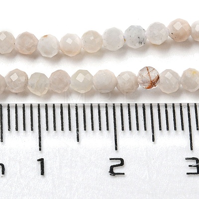 Natural Rainbow Moonstone Beads Strands G-A097-A02-03-1