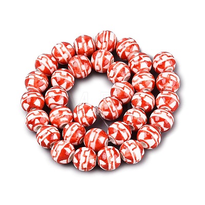 Handmade Porcelain Beads PORC-Q007-07E-1