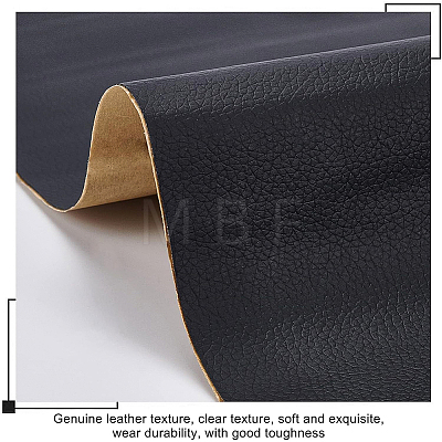 BENECREAT 2 Sheets 2 Colors Self-adhesive PVC Leather AJEW-BC0001-54-1