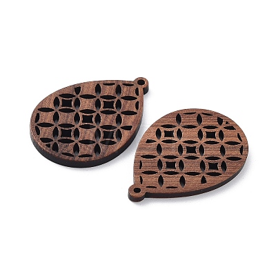 Walnut Wood Laser Cut Pendants X-WOOD-Q051-04J-1