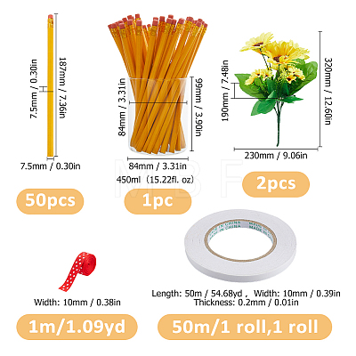 High Borosilicate Glass Watering Plant Vases DIY-HS0002-54-1