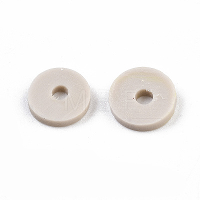 Eco-Friendly Handmade Polymer Clay Beads CLAY-R067-4.0mm-B02-1