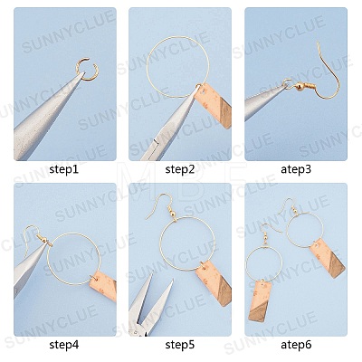 DIY Earring Making Kits DIY-SC0013-09-1