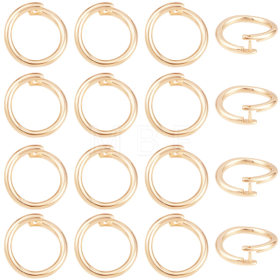 20Pcs Brass Open Jump Rings KK-BBC0023-10E-1