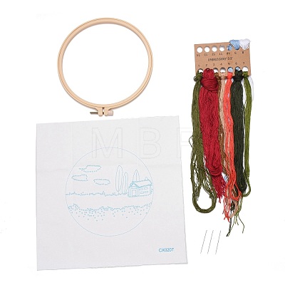 DIY Scenery Embroidery Kit DIY-O021-11A-1