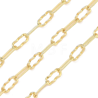 Brass Wavy Cable Chains CHC-B026-01G-1