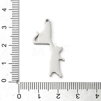 304 Stainless Steel Pendants LS-STAS-F326-17P-1