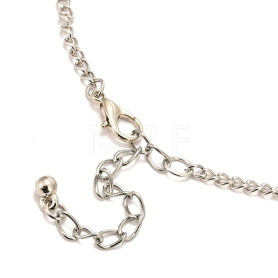 Alloy Pendant Necklaces NJEW-B080-01P-1