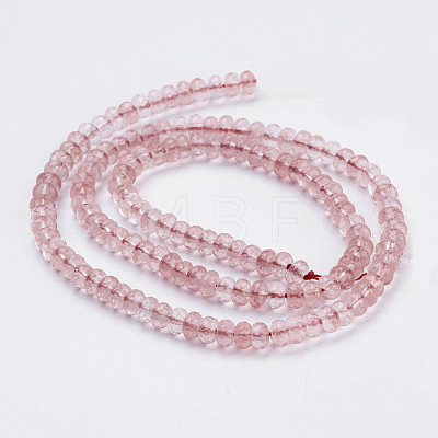 Cherry Quartz Glass Beads Strands G-K255-06A-1