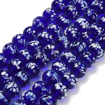 Handmade Lampwork Beads Strands LAMP-H071-01C-01-1