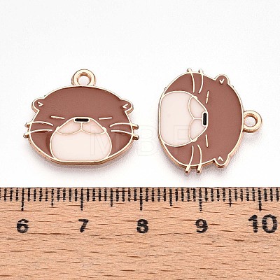 Alloy Enamel Pendants ENAM-T022-02A-02-1