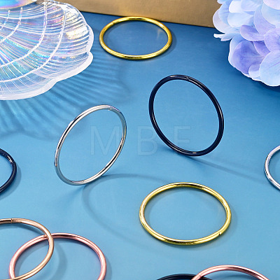 20Pcs 5 Colors Iron Rings FIND-TA0011-03-1