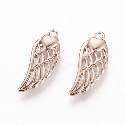 304 Stainless Steel Pendants Ion Plating(IP) LS-STAS-P217-02RG-1