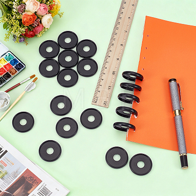 Plastic Loose Leaf Ring Round Binder Discs FIND-WH0366-314-1