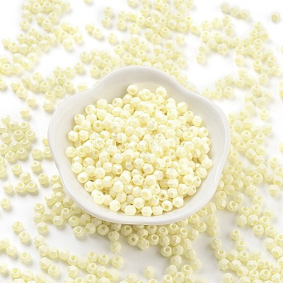 Baking Paint Glass Seed Beads SEED-A032-02I-1