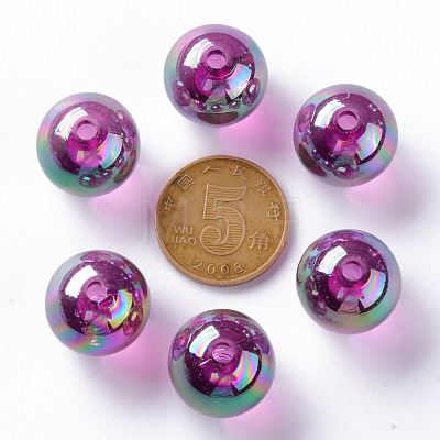 Transparent Acrylic Beads MACR-S370-B16mm-743-1