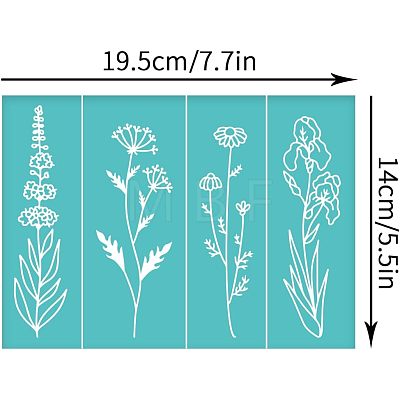 Self-Adhesive Silk Screen Printing Stencil DIY-WH0337-056-1