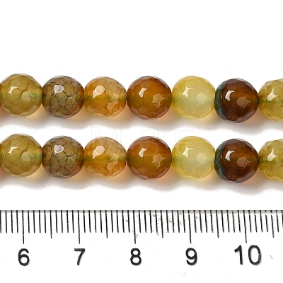 Dyed & Heated Natural Dragon Veins Agate Beads Strands G-P539-A01-26-1