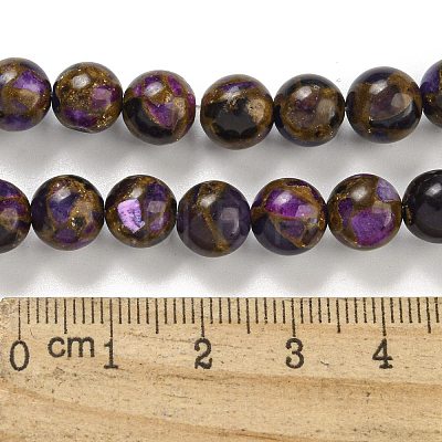 Synthetic Gold Clinquant Stone Beads Strands G-P549-A01-01E-1