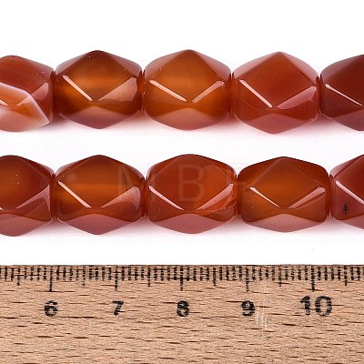 Natural Red Agate Beads Strands GG-N361-06A-03-1